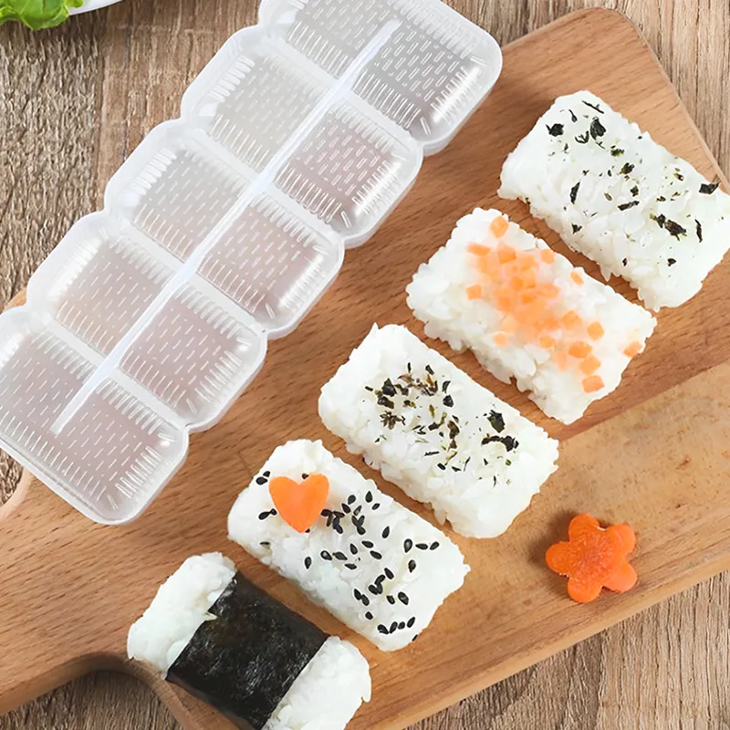 Moule à Sushi Nigiri - 5 Rouleaux De Riz à La Fois, En ABS/PP, Résistant De -20°C à 100°C, Pour Bento Et Cuisine Maison