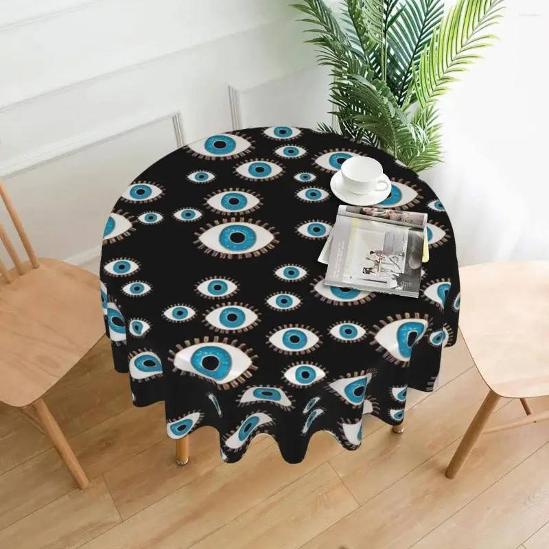 Tableau de la table de la nappe rond