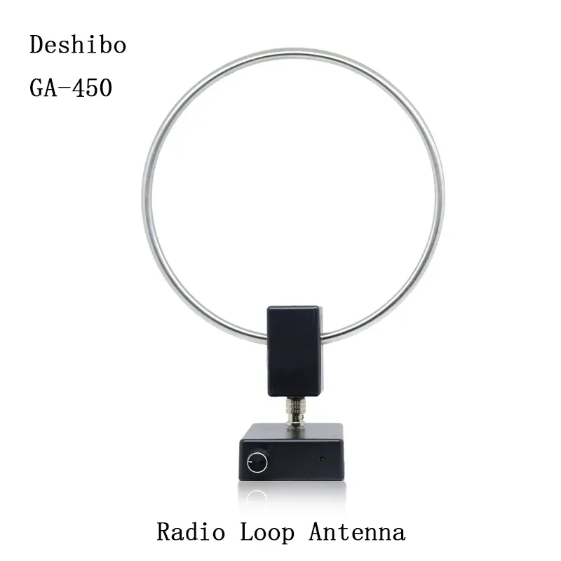 Radio New GA450 GA450 Antenne Boucle SDR Antenne radio à onde moyenne courte SW 2.3030 MHz MW 5221710 KHz Port de charge standard standard