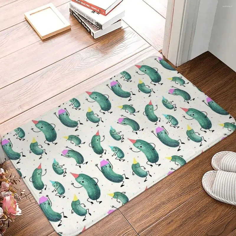 Tapijten komkommer niet-slip deurmat Pickle Party tapijt Woonkamer slaapkamer mat welkom binnenpatroon