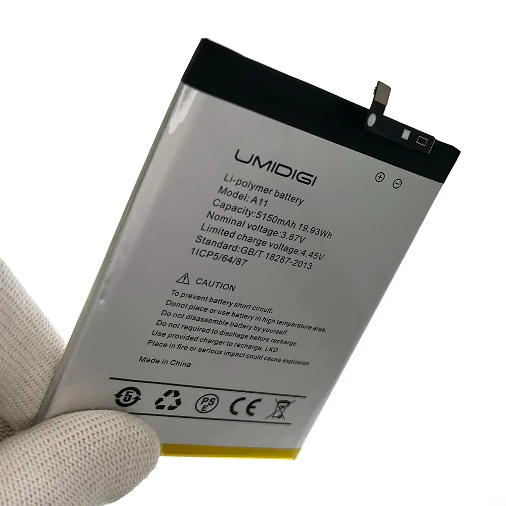 Batteria di ricambio originale per batterie Umi UMIDIGI A1/A3/A5/A7/A9 /ONE MAX/BISON/F2/G/X/S2/S3/S5/TOUCH/Z/Z2 PRO + regalo gratuo  509