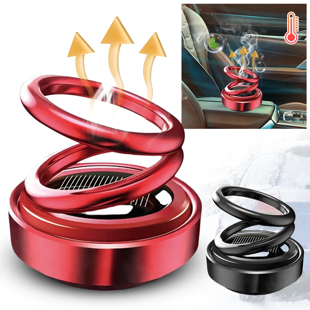 Solar Energy Car Perfume Diffuser 360 Rotating Air Aromatherapy ...