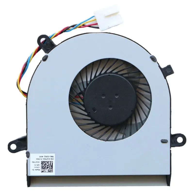 Pads Computer CPU -koelventilatoren voor Dell Aio Inspiron 243455 DFS531005PLOT FGCX 01VTR2 Koeler Fan Radiator vervangen laptoponderdelen