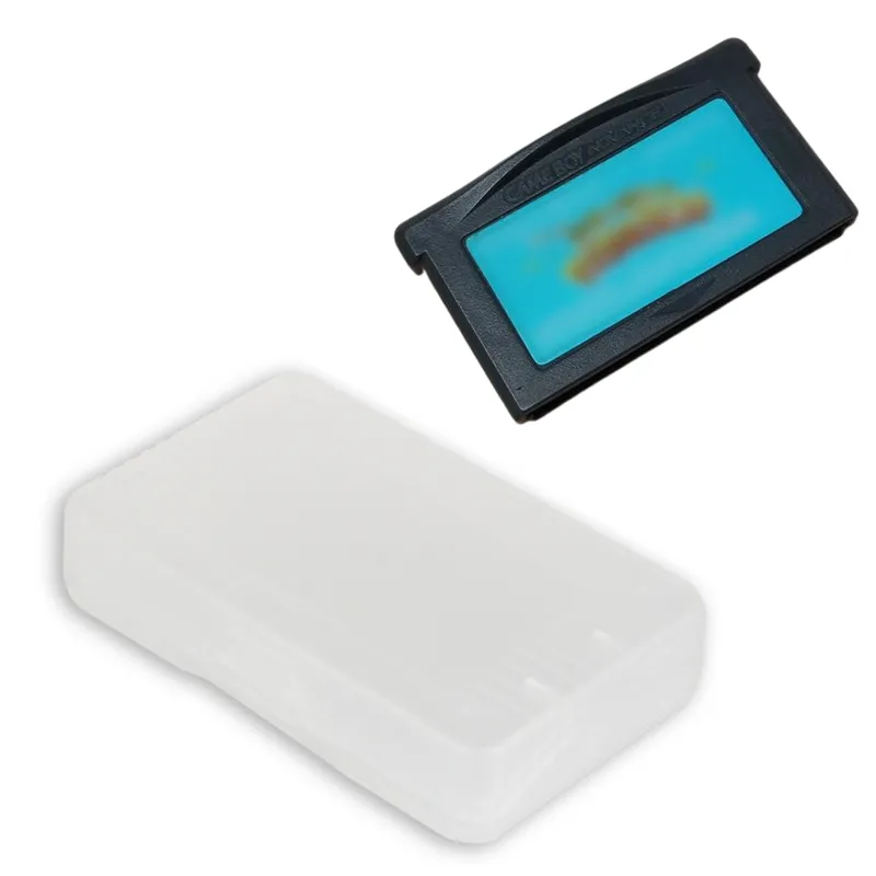 Clear Protective Cover Game Card Case para Game-Boy Advance GBA, caixa de cartão Proetctor Proetctor Dustcor