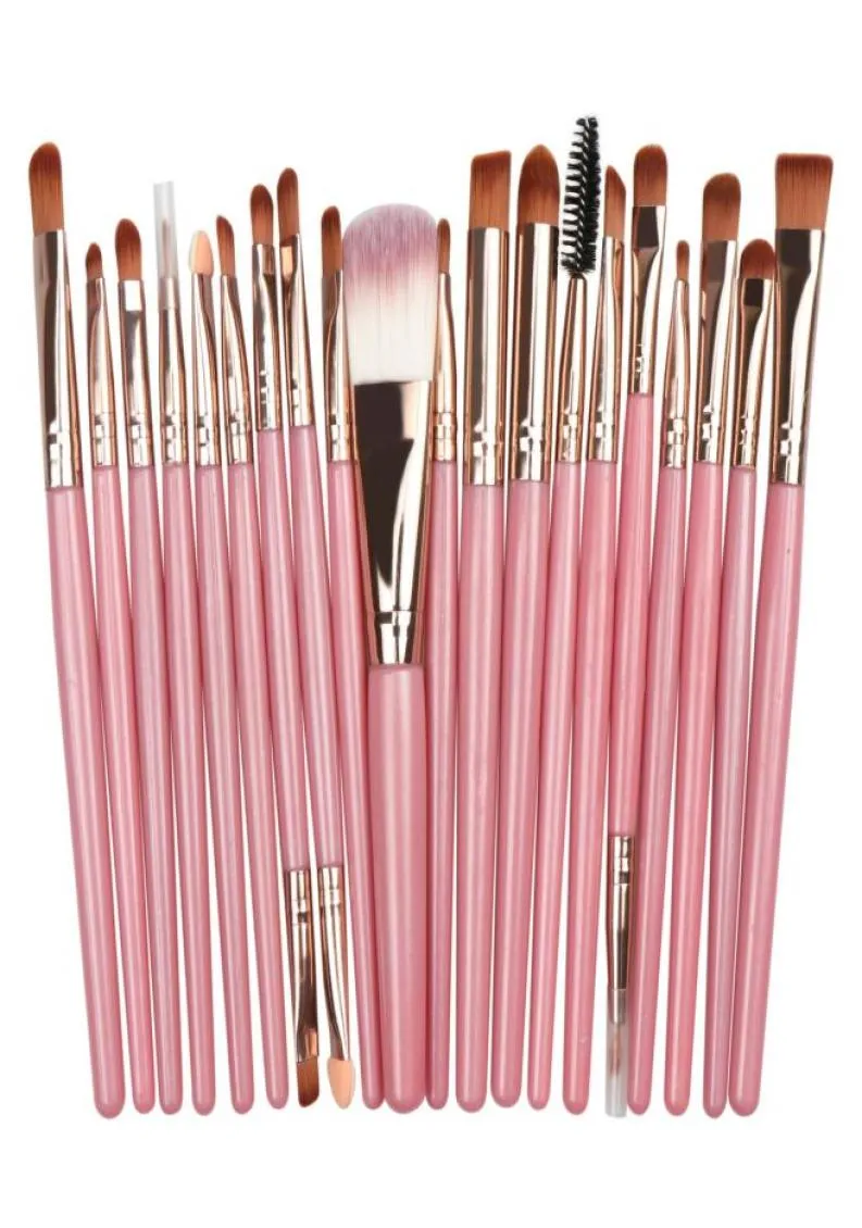 Pannelle di base Professional Bush Eyeshadow Contealer 15pcs Brush Set trucco per cosmetto per trucchi per il viso Women Beauty3589668