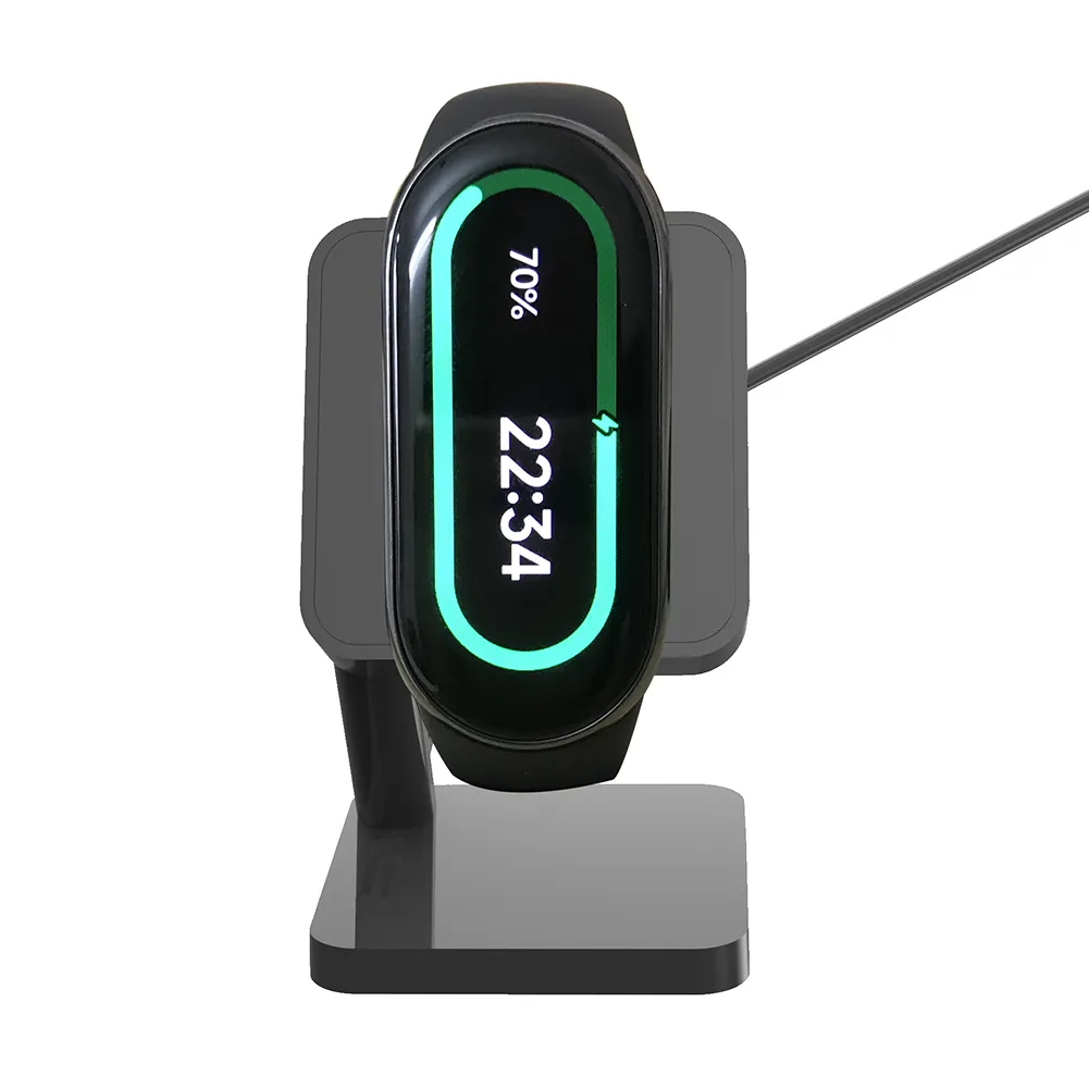 Stand USB Stand portátil Magnetic Smart Watch Charging Dock Dock Acessórios de segurança de substituição leve para Xiaomi Mi Band 8