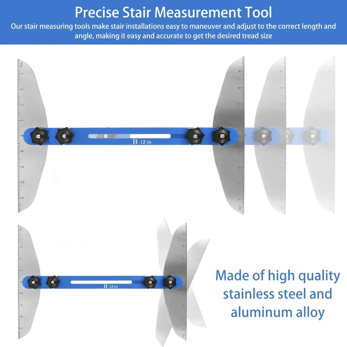 Stair Tread measure angles tool for Accurate Angle Measurement on ...