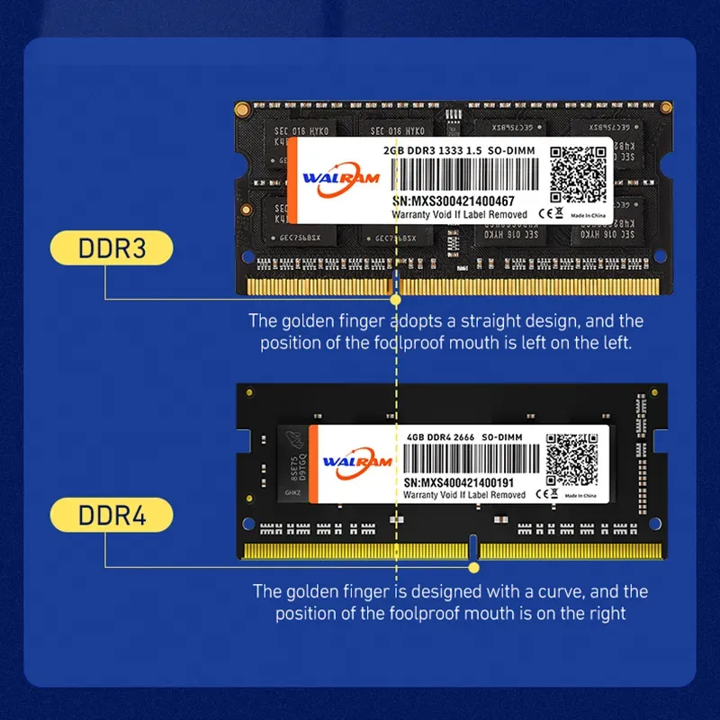 Barrette De RAM Crucial DDR3 Ou DDR4 4Go 8Go 16Go Pour PC Bureau - Neuve, Garantie à Vie