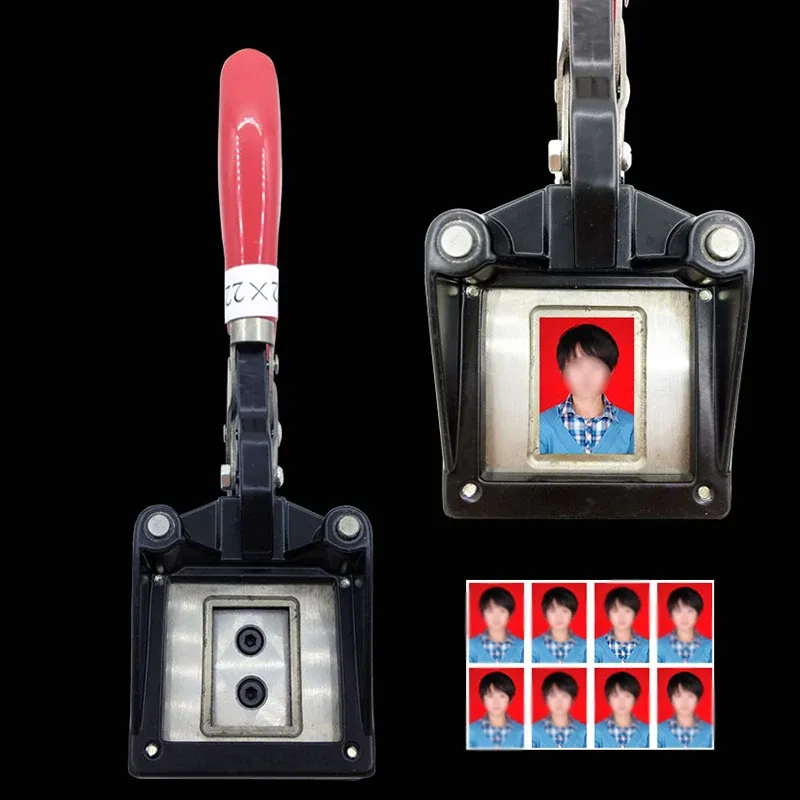 Trimmer Hand Press Picture Photo Cutter Hand Held ID Card License Photo Picture Punch Cutter ID Card Cutter 22*32mm Right Angle