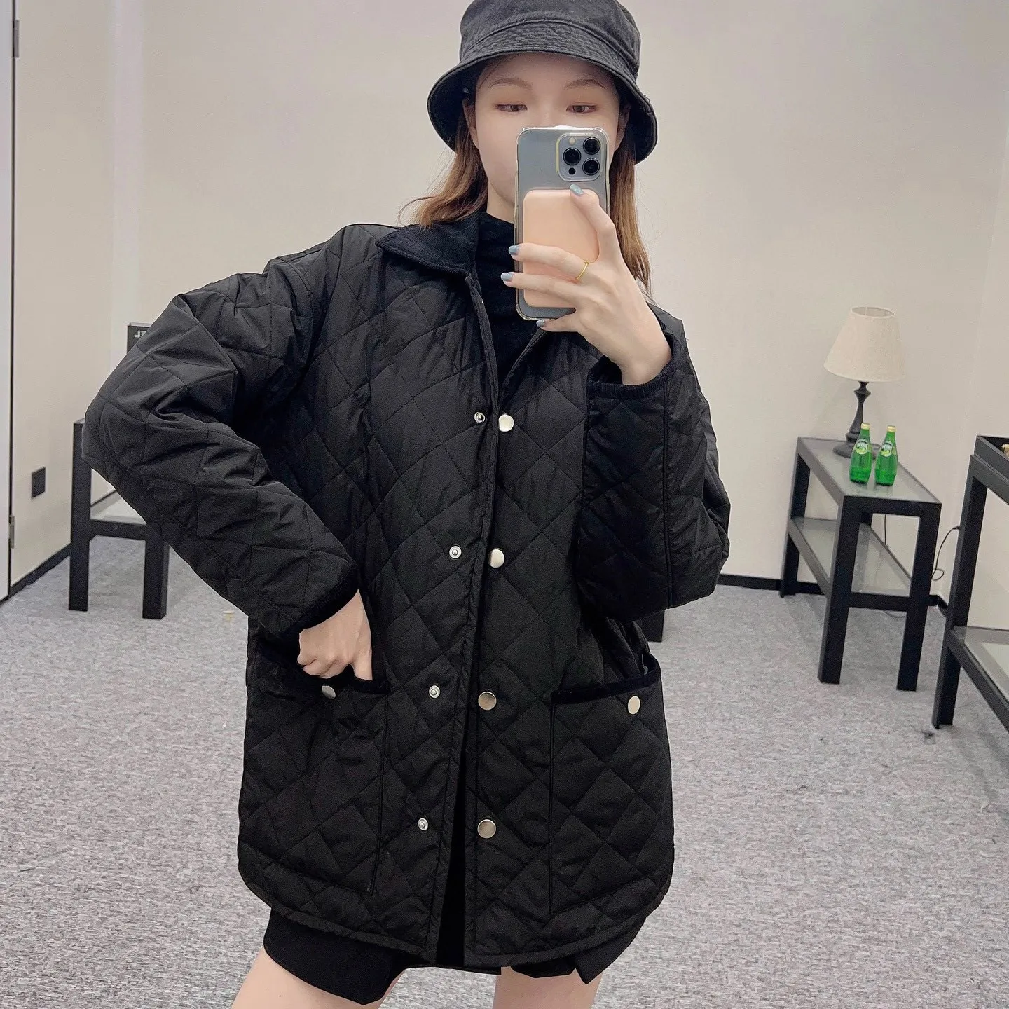 Womens Designer Jacket Winter Down Coat Corduroy Jacket Parkas 