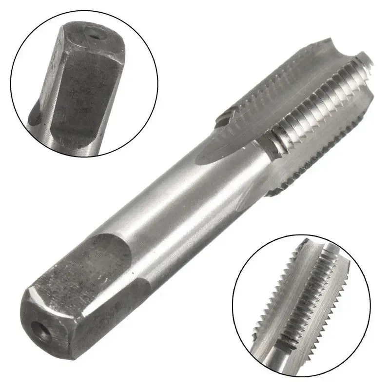 G1/8 G1/4 G3/8 G1/2 G3/4 Metallskruvtråd TAP för bänkborrar Handborrar Trådverktyg Set Hand Tool Borr Bit Set