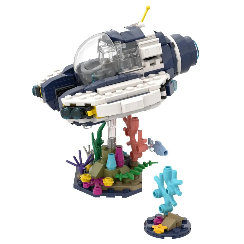 Building Blocks Mini Submersible: Detailed Ocean Explorer Model