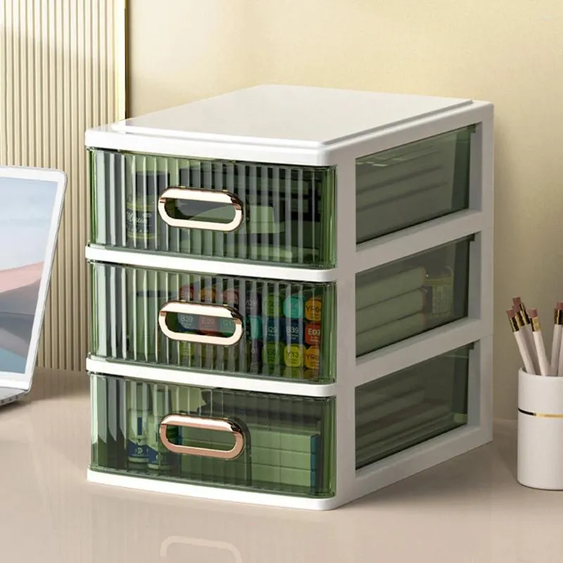 Storage Boxes Drawer Type Desktop Box Desk Organizer Cosmetics Case Makeup