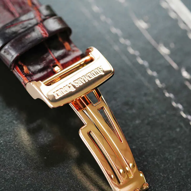 DHgate Highend AP Wrist Watch 15350 Automatic Machinery 18k Rose Gold Luxury Mens Watch Watches
