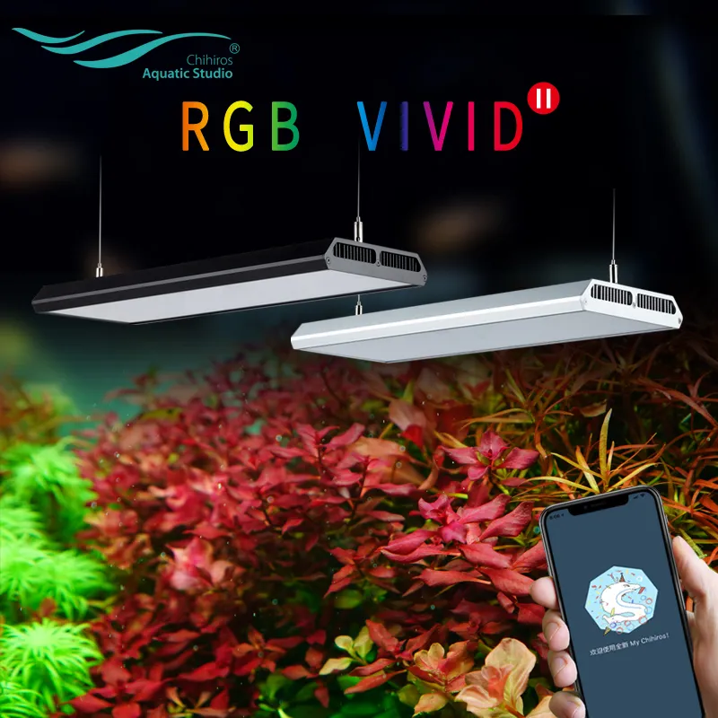 Chihiros RGB VIVID II Aquatic Lamp Aquarium LED Light Water Chihiros RGB VIVID II Aquatic Lamp Aquarium LED Light Water