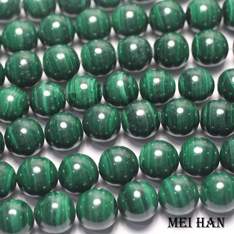 Meihan Naturel Natural Casachite Smooth Round Stone Perles pour les bijoux Making Design Bricking Bracelet