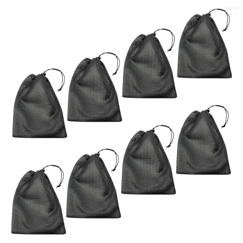 Sac à linge 8 PCS Sac en maille de rangement petit pour le jouet de basket de légumes