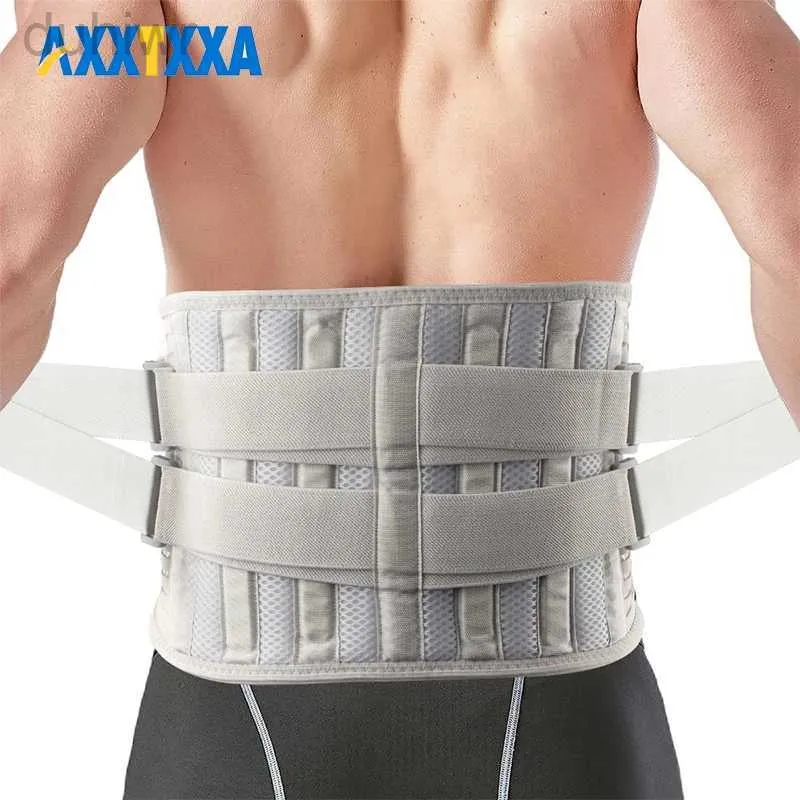 Bantningsbälte 1st tillbaka Brace Backable Back Support Belt för män och kvinnors stödbälte med starka stödrem för tunga lyft 240409