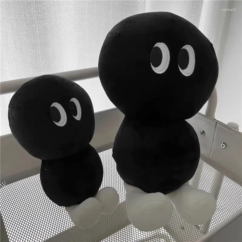 Kussen grappige grote ogen kawaii pluche rugleuning s pluizige achterste achterste slaapkamer bank stoel kerstcadeau speelgoed