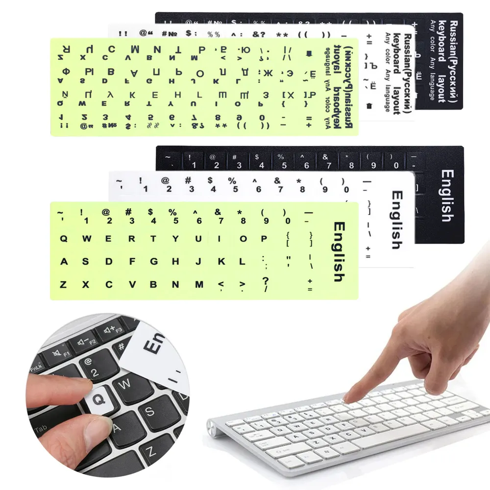 Keyboard letter stickers - België