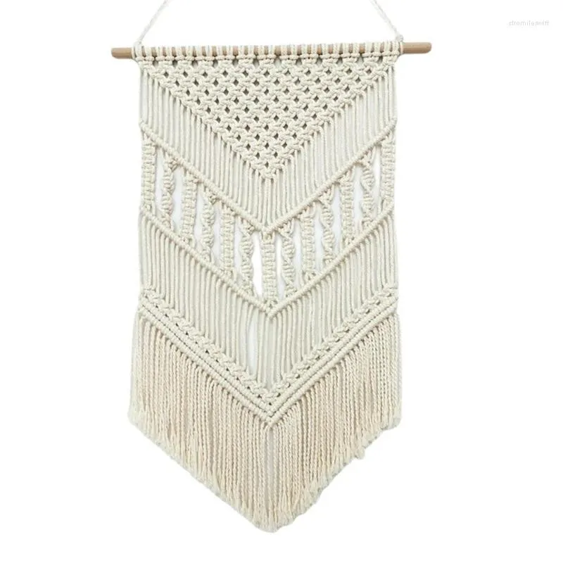 Tapestries sv-macrame muur hangende geweven tapijt Boheems thuisdecor voor kinderkamer bruiloftsfeest ornament ambacht