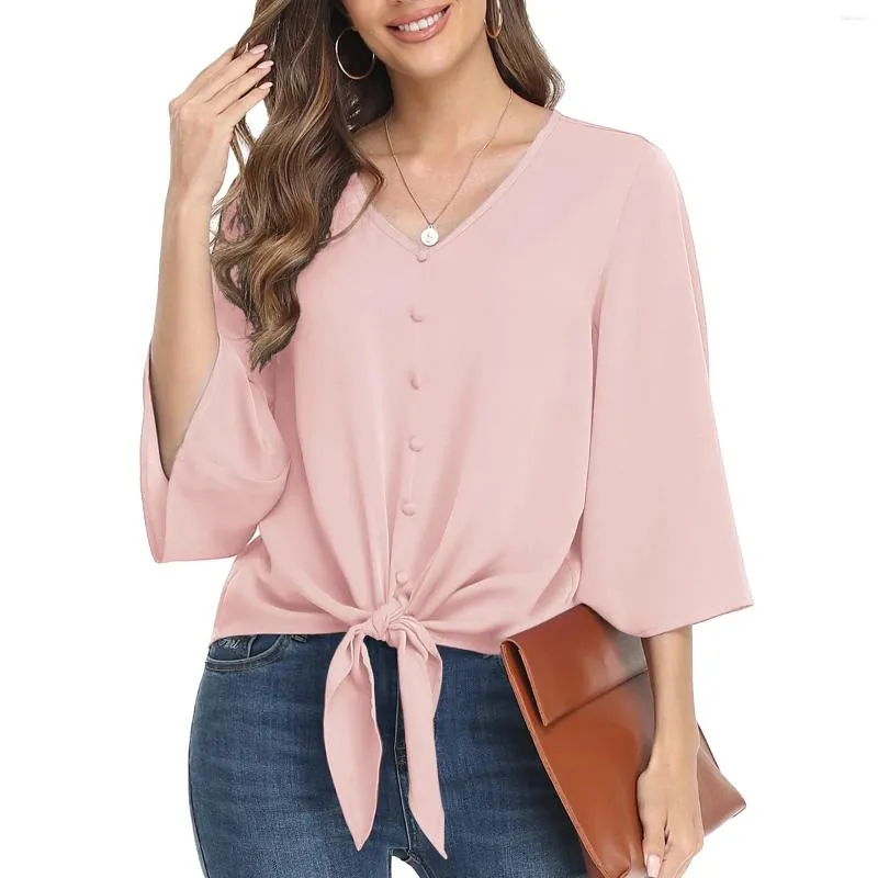 Bluzki damskie Blusas Office Tops Casual Vintage Sexy Blouse Fashion Women Lose Shirt Eleganckie ubrania 2024