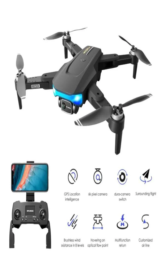 Drones professionnels 6K GPS 5G WiFi FPV RC Drone 1 km Caméra longue distance COMMANDE DRON DRON NADCOPTER PLABLE SANS LA PLACE4657842