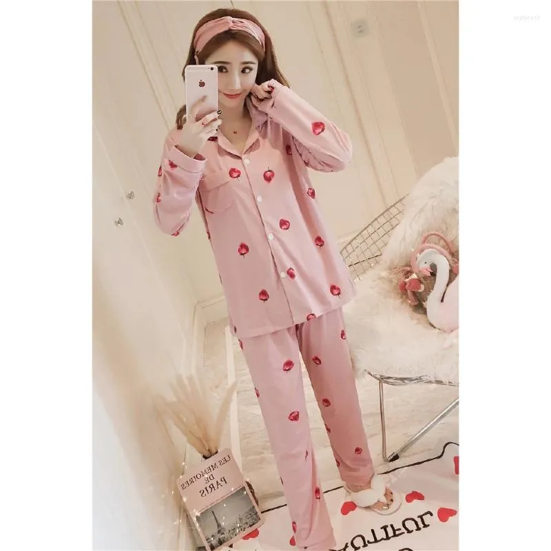 Heimkleidung süße Nachtwäscheanzug Frauen Pyjama Set Nightwear Girl Comfort Casual Homewear