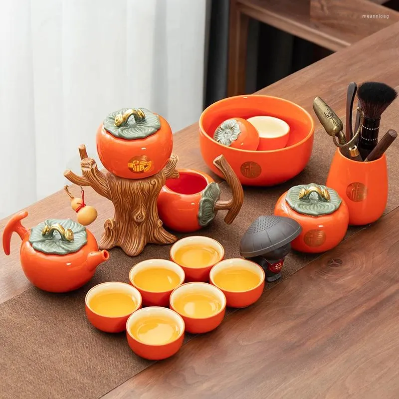 Teaware -sets Ghiskceremonie Tea Set Tools Luxe Woonkamer Outdoor Lazy Drinkware Miniature Service Strainer Juego de TE
