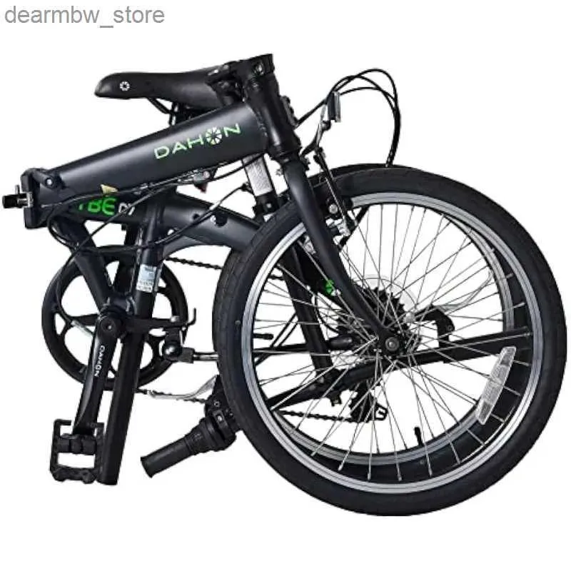 Bike Dahon Vybe D7 Folding Bike Lightweight Aluminium Frame;Ingranaggi Shimano a 7 velocità;20 FoldAb Bicyc per adulti L48