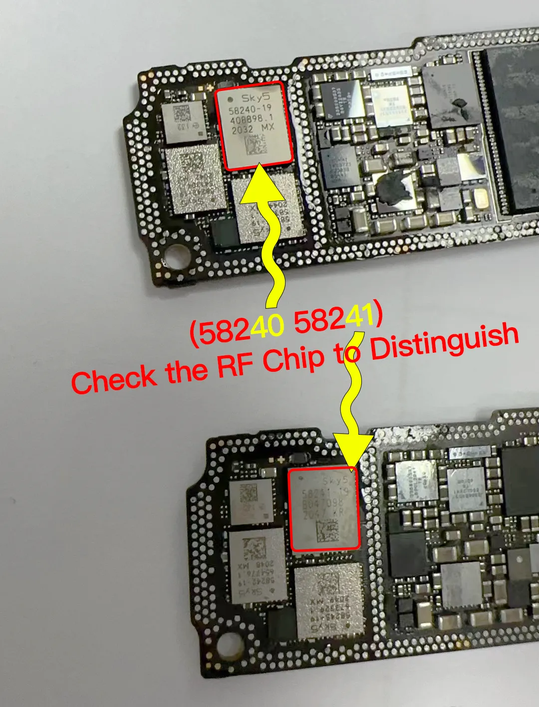 Iphone メインボード: 電話修理用の精密カットロジックボード CPU、AP