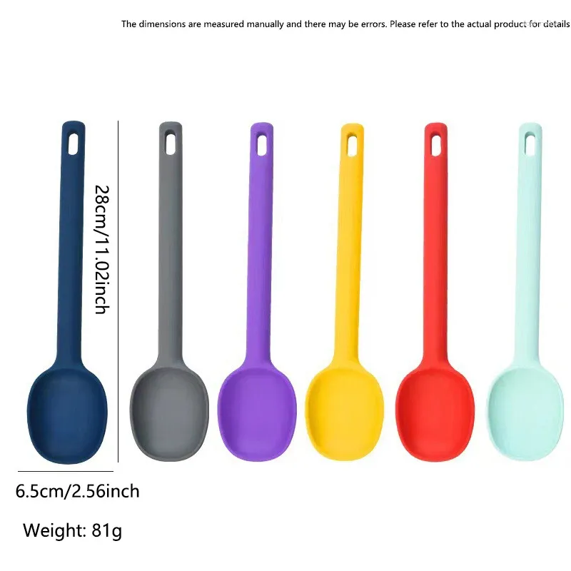 Set di stoviglie strumenti resistenti alla cucina resistente alla cucina silicone cucchiaio cucchiaio cucchiai ad alta temperatura