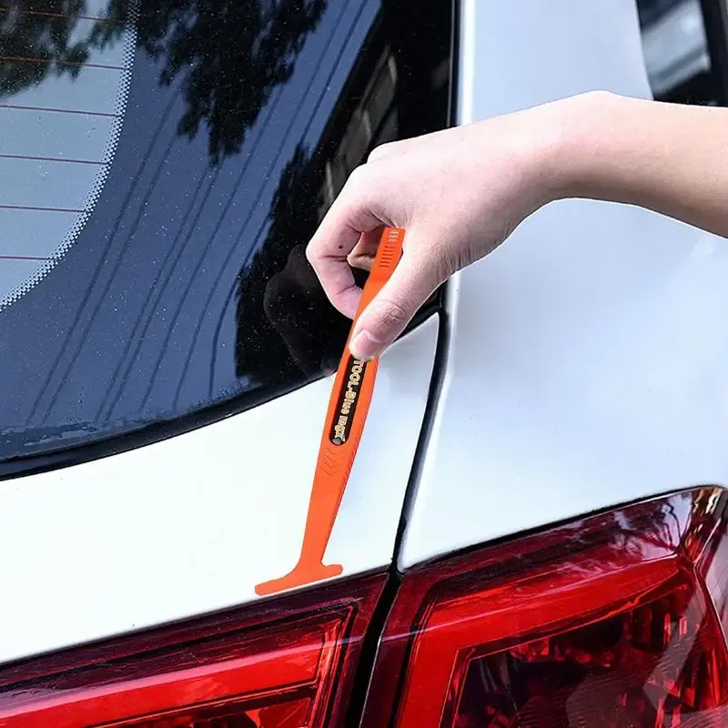3-Piece Auto Wrap Tool Kit: Mini Window Tint Scraper Set for Vehicle ...