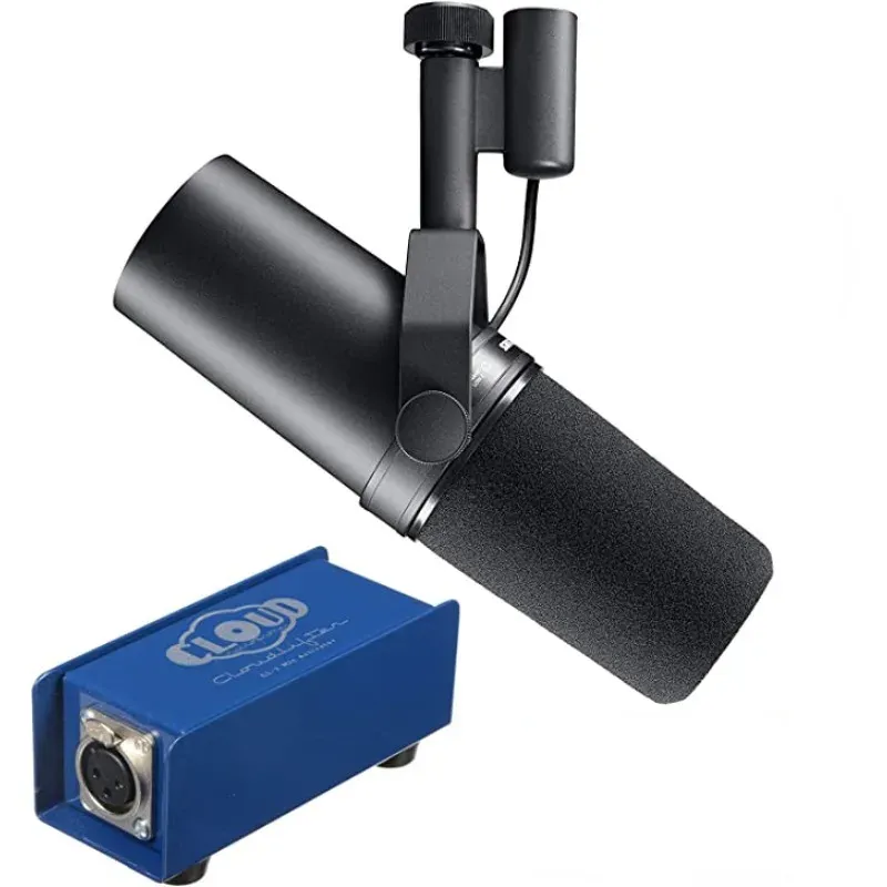 Shure SM7B Moving Voice MicrophoneおよびCloud Microphone CloudLifter CL1 Microphone Activatorセットのマイク