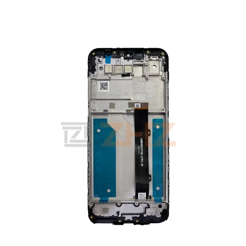 För LG K41S LCD Display Pekskärm Digitizer Assembly med Frame LMK410EMW Display Reparationsdelar 6.55 "