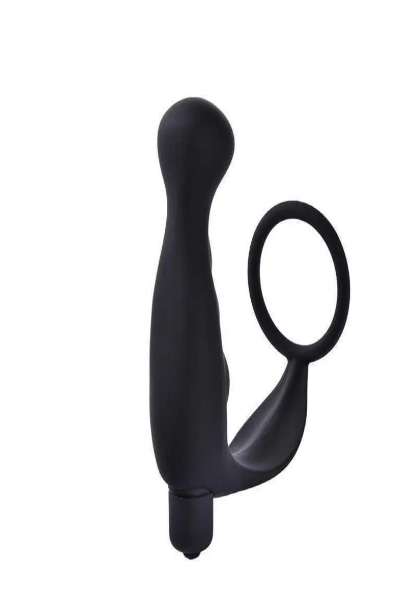 SS22 SEXET TOY MASSAGEUR SEXET TOUEUR ANAL pour les hommes Pinis 10 Vitesses Massage de la prostate Silicone Climax Retard Plug Plug Male Mas2277891