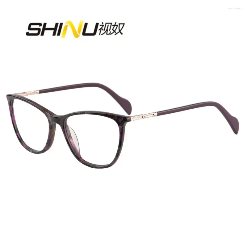 Occhiali da sole acetato telaio prescrizione occhiali anti -radiazioni occhiali da donna con lenti in resina CR39 personalizzate come Presripzione dell'acquirente