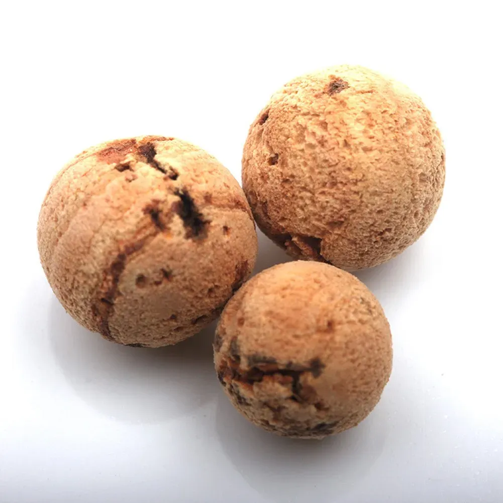 Cork Ball إغراء منبثقة الغليان الذرة لـ Ronnie Hair Rig Carp Carp Tackle Perfect Carp Fishing Prop up Bait 20pcs Corks Calls