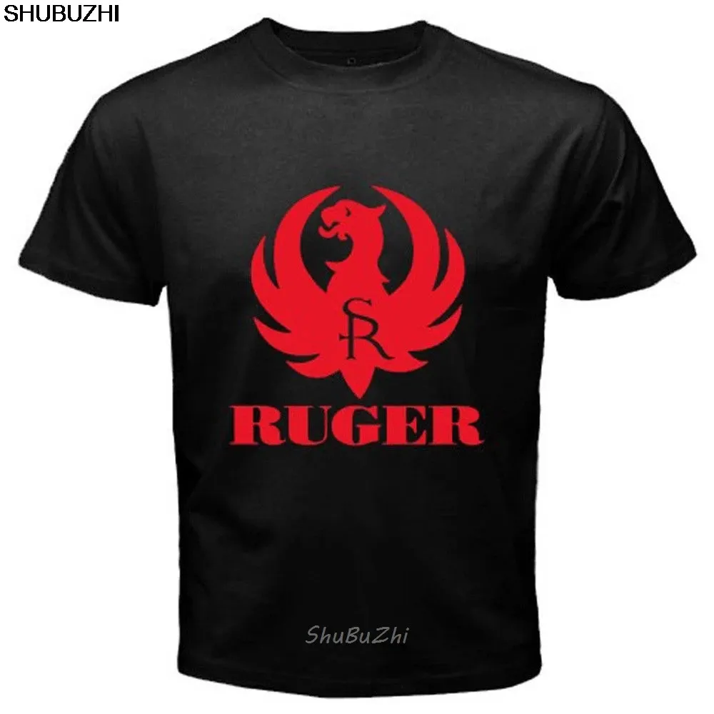 Ruger Pistol Gun Revolver 2nd Amendment Firearms Black TShirt Size S5XL Cartoon t shirt men Unisex Fashion sbz3172 240409