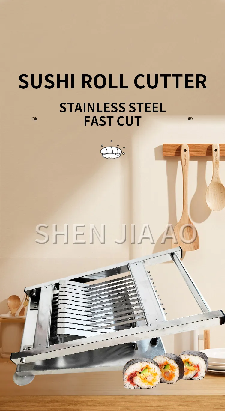 Slicer Rice Precise 2cm Sushi Roll Cutter: Manual Rice & Food Slicer - Easy ...