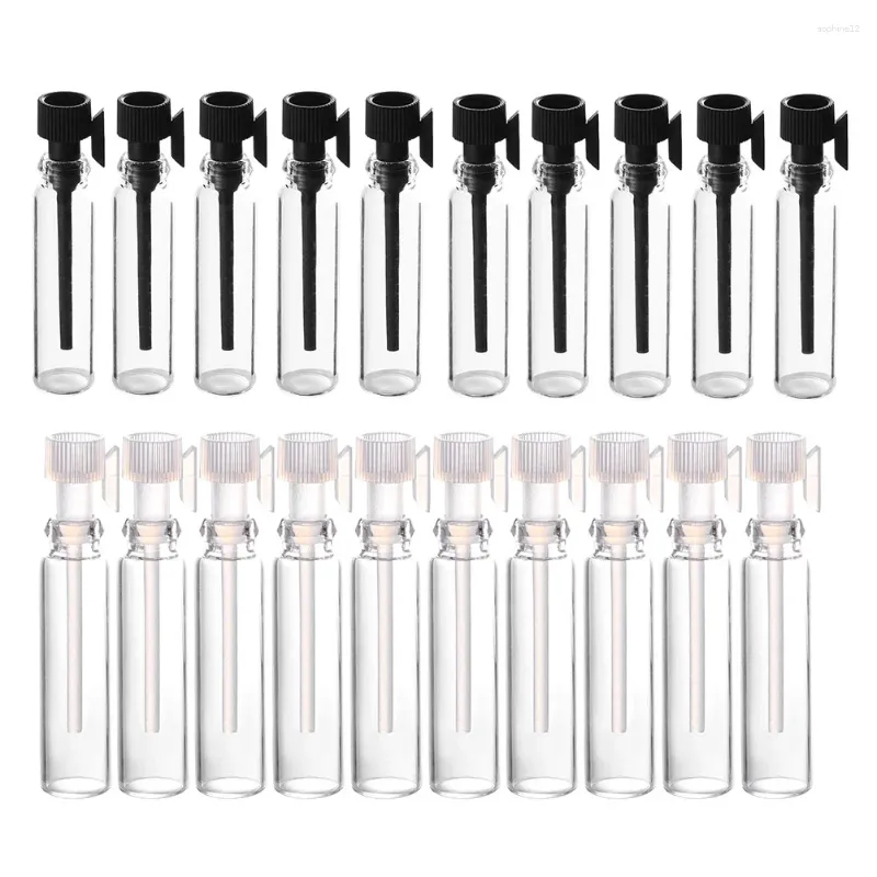 Lagringsflaskor 100 st glasflaska Bottling Exempel Mini Parfym Sub Travel Makeup Containers