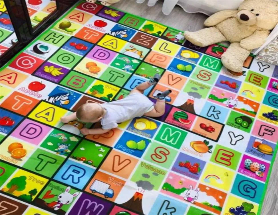 18012005 cm Babyspiel Mat Children Puzzle Spielzeugkriechte Teppich Kinder Teppich Spiel Aktivität Fitness