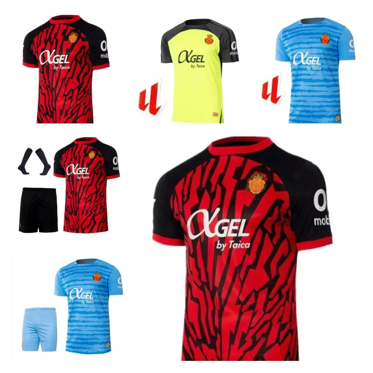 RCD Mallorca Soccer Jersey Home Away Kits: Adult Kids