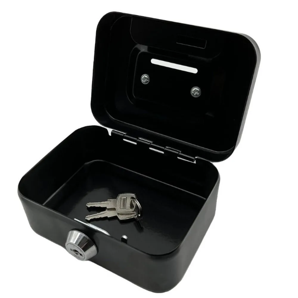 Lockable Metal cash in a box with Keys and Coin Slot...
