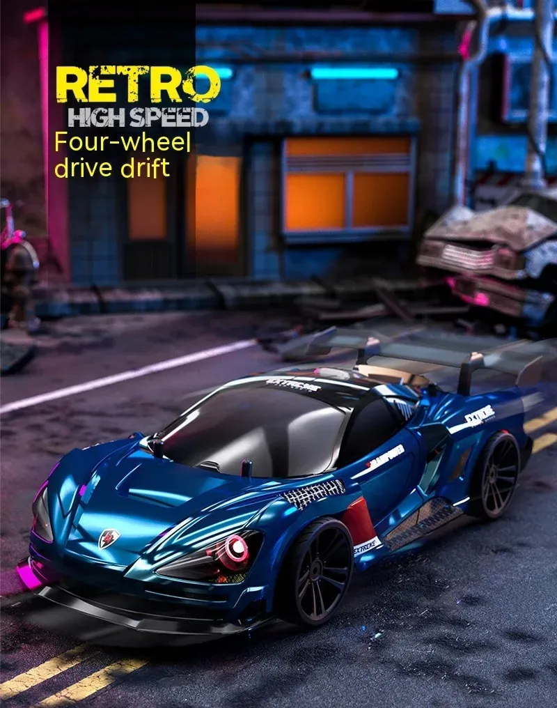 Retro High Speed All Wheel Drift Blue