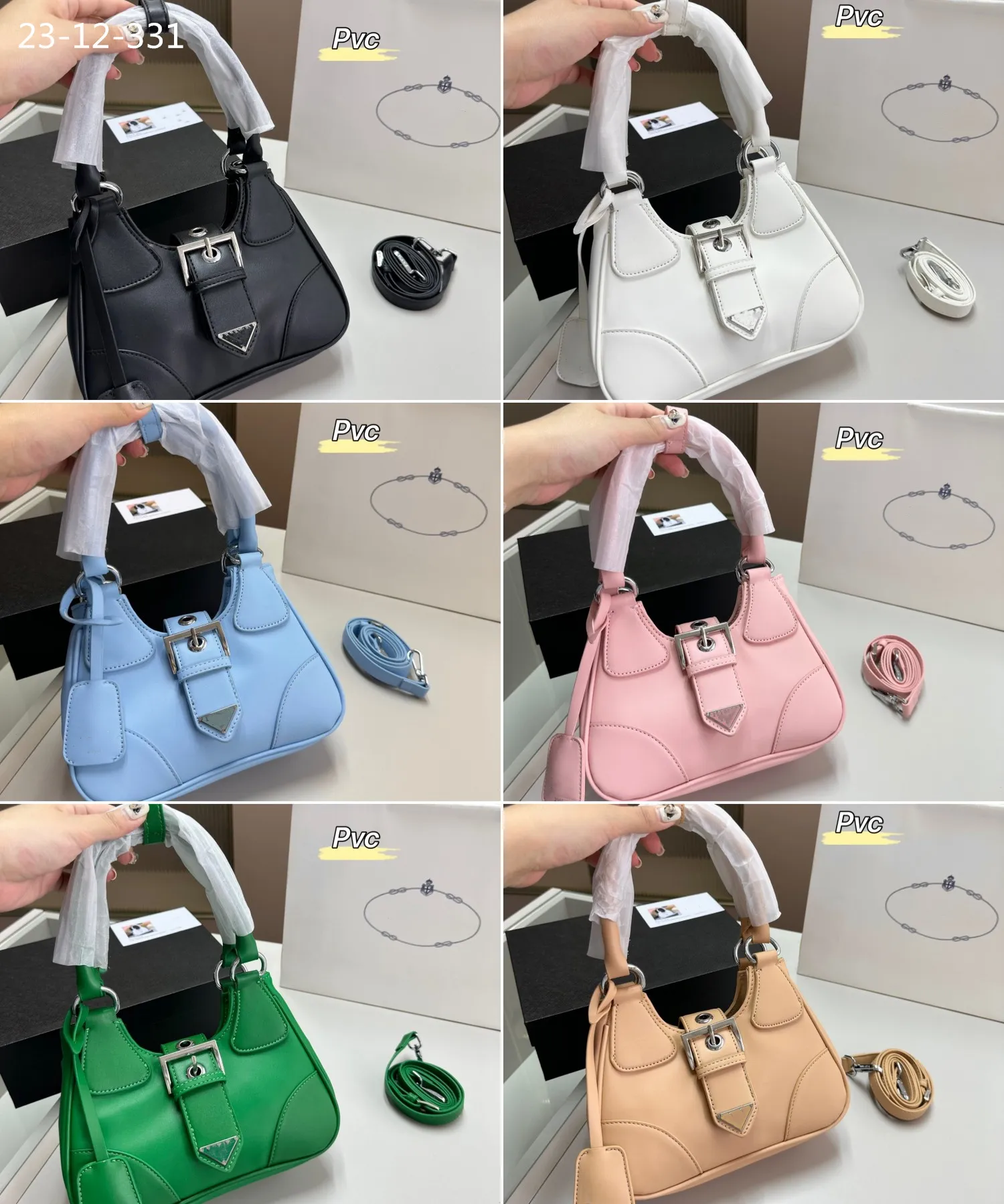 Designer axel halva månväskor topphandtag lyxiga korskroppar äkta läder triangel tote handväska koppling väskor kvinnor lady nylon hobo sling underarm moln handväska