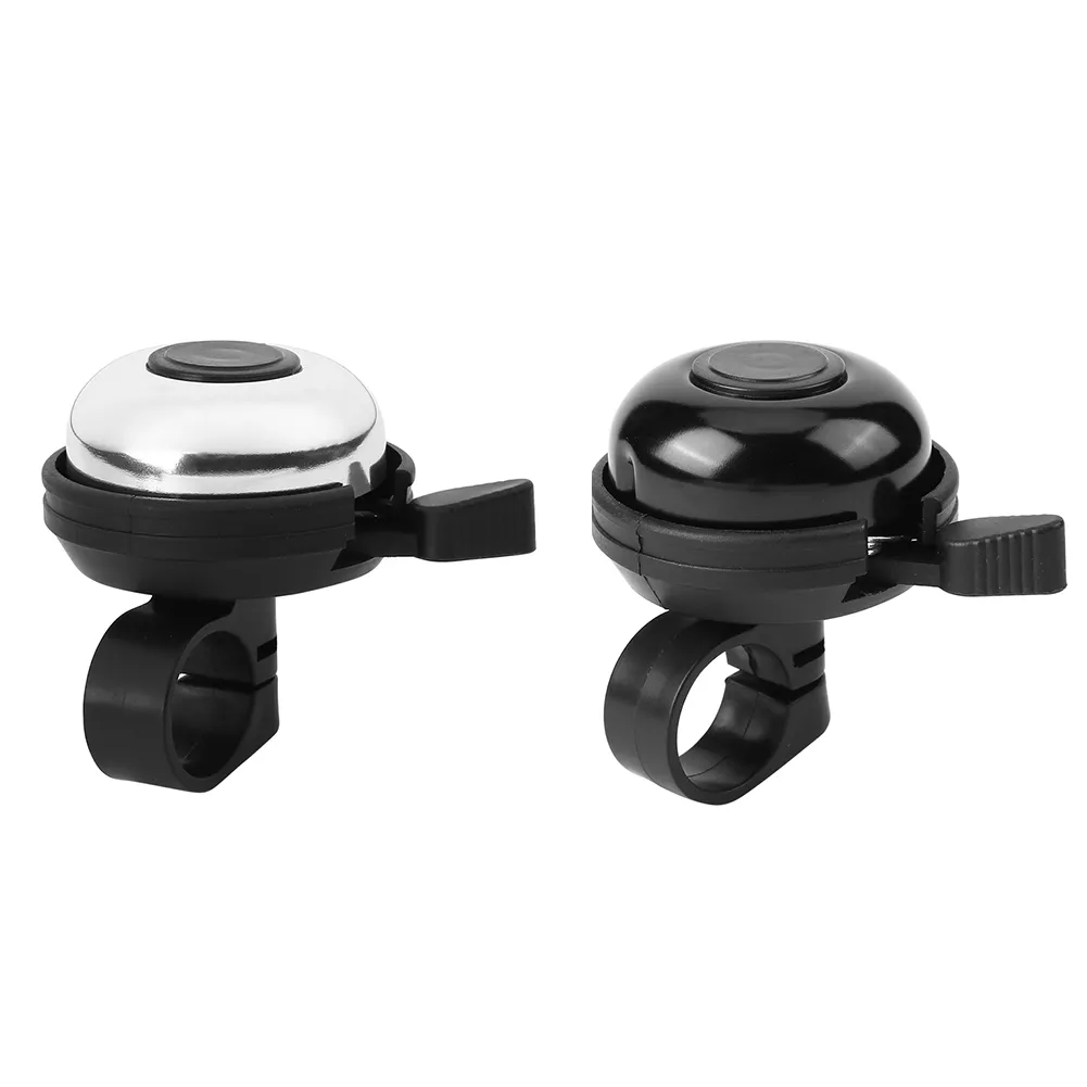 DHgate Loud Black Metal Bike Bell for Mountain and Road Bikes MTB Bicycle Handlebar Ring Horn Sound Alarm Sports Outdoors