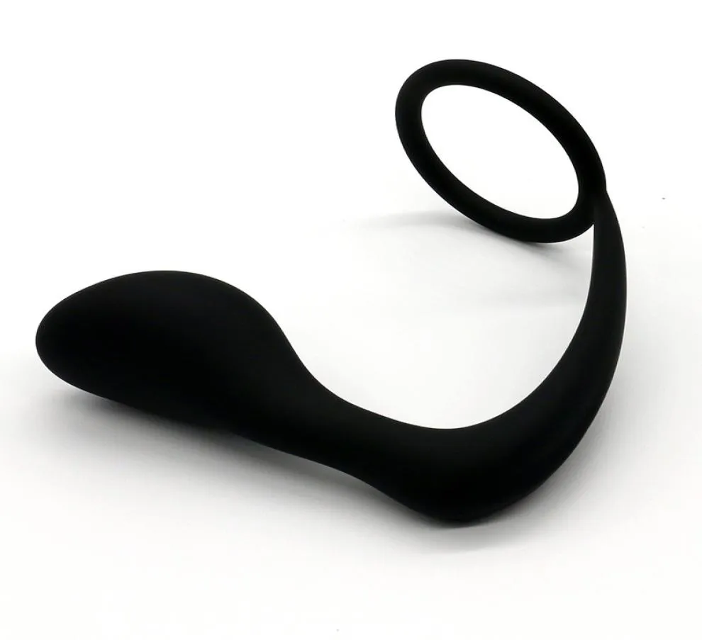 Prodotti di piacere Orgasmo anale Performance Erezione Miglioramento dell'anello di gallo e tappo anale Prostato Massager Anal 3907449