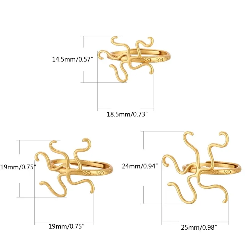 18x21 19x19mm Açılış Kadınlar Boş Yüzük Baz Heteromorfik Halkalar Braketler DIY Kadın Erkekler Mücevher Yapma Aksesuar