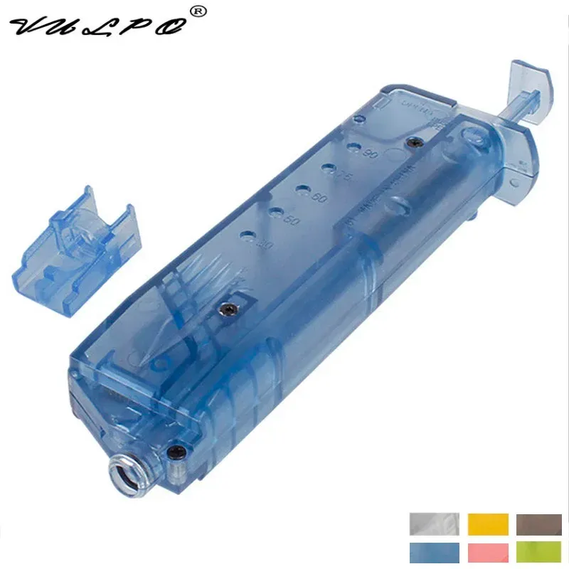 Vulpo Plastic BB 100rd Speed Loader Tirting Bullet Carrier ou Speedloader pour 6 mm Airsoft BB